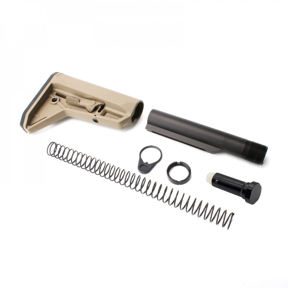 AR10/LR308 Magpul MOE SL Stock FDE with MilSpec Buffer Tube Kit